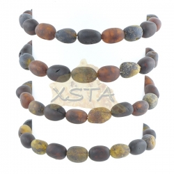 Raw no polished amber bracelet